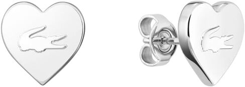 Lacoste Love My Croc Stud Earrings for Women - Stainless Steel Jewelry - Romantic Collection, Heart Shape Design - Accessory, Gift for Her in Kuwait