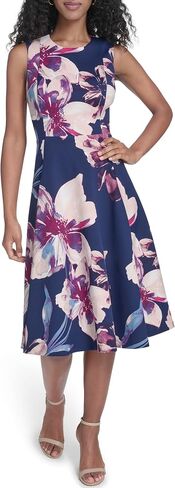 Calvin Klein Sleeveless Floral Fit and Flare in Kuwait