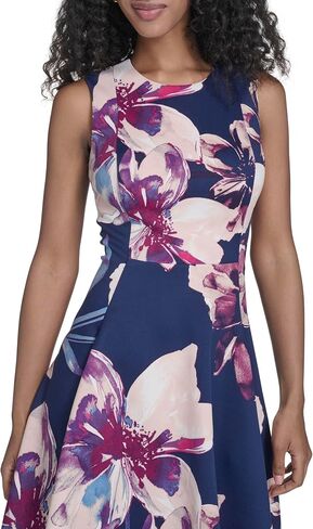 Calvin Klein Sleeveless Floral Fit and Flare in Kuwait