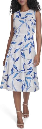 Calvin Klein Sleeveless Floral Fit and Flare in Saudi Arabia