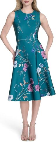 Calvin Klein Sleeveless Floral Fit and Flare in Kuwait