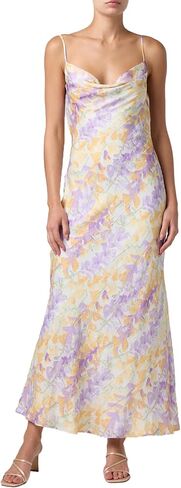 Lulus Ripley Floral Cowl Neck A-Line Maxi Dress – Summer Wedding Guest Dress for Women in Saudi Arabia