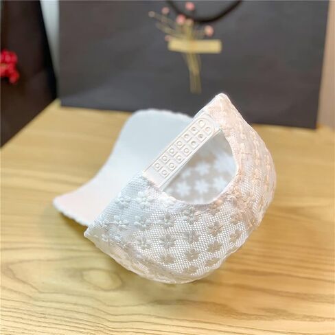Lady's Embossing Flower Lace Lightweight Baseball Cap Travelling Sun Hat with Adjustable Strap in Saudi Arabia