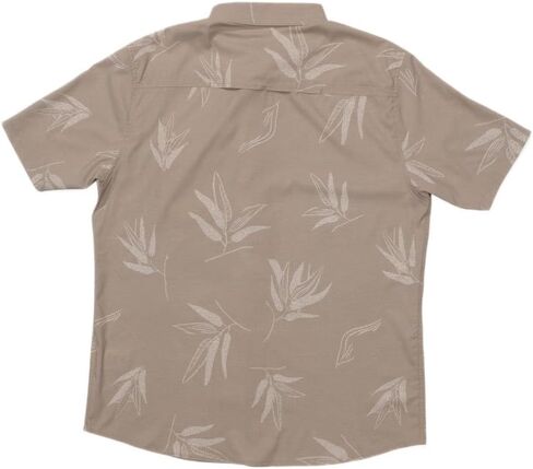 Salty Crew Mens Flagship UV Button Up Shirt - Dark Khaki, X-Large in Kuwait