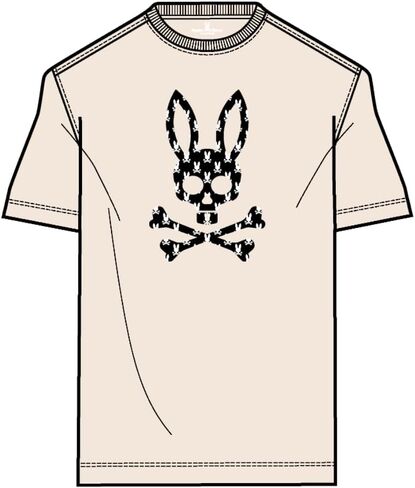 Psycho Bunny Jarvis Bunny Graphic Tee in Saudi Arabia