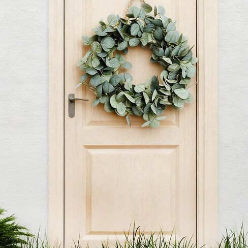 2pcs Artificial Eucalyptus Garland Fake Silk Leaves Vines Greenery Garland Stems for Wedding Backdrops Indoor/Outdoor Arch Wall & Event Decoration in Saudi Arabia