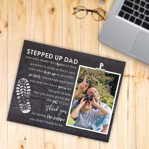 ZENNLAB إطار خشبي للأب هدية عيد ميلاد للابنة والابن in Kuwait