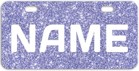 Customized Sign Bike Bicycle Mini Plate ID Sign Name Tag, 6"x3" Personalized Glitter Name Plate for Bike Tag For Baby, Toddler Kid, Girl’s in Saudi Arabia