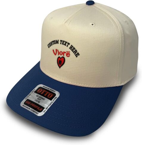 Custom 5 Panels Hat for Women Two Tone Vintage Cap Albania Heart Flag City Vlore Albanian Shqip Ri Acrylic in Kuwait