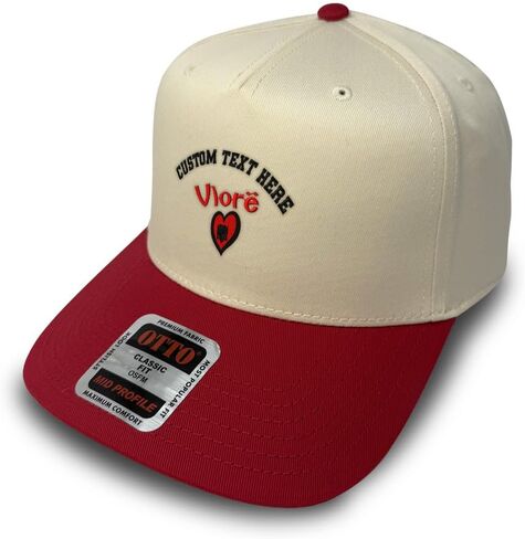 Custom 5 Panels Hat for Women Two Tone Vintage Cap Albania Heart Flag City Vlore Albanian Shqip Ri Acrylic in Kuwait