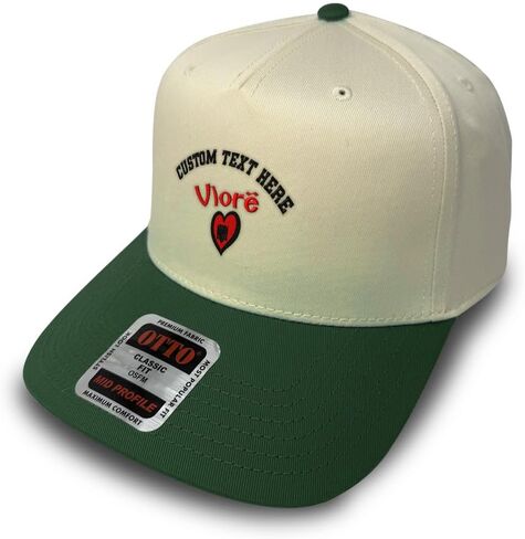 Custom 5 Panels Hat for Women Two Tone Vintage Cap Albania Heart Flag City Vlore Albanian Shqip Ri Acrylic in Kuwait