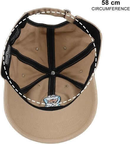 Bioworld Sesame Street Cookie Monster Tan Unstructured Baseball Cap in Kuwait