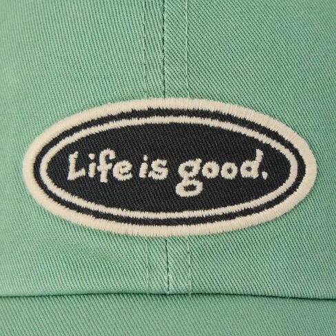 قبعة Life is Good LIG كلاسيكية بيضاوية للتبريد، أخضر جرانيت، مقاس واحد in Kuwait
