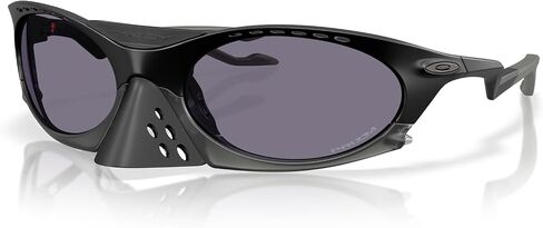 Oakley OO9437 Plantaris Sunglasses, Matte Black/Prizm Grey, 63 mm in Saudi Arabia