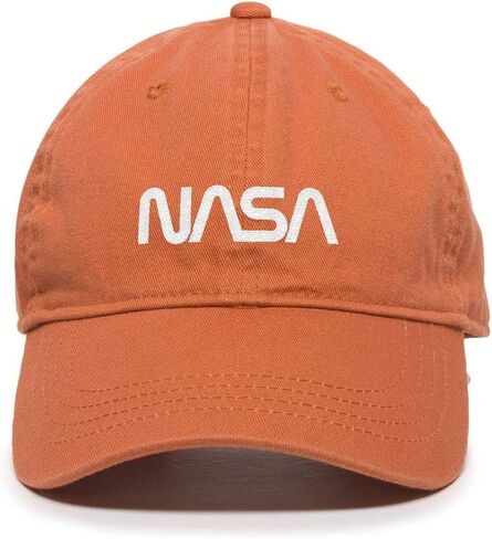 Tech Design Retro NASA Logo Baseball Cap Embroidered Cotton Adjustable Dad Hat in Saudi Arabia