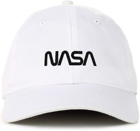 Tech Design Retro NASA Logo Baseball Cap Embroidered Cotton Adjustable Dad Hat in Saudi Arabia