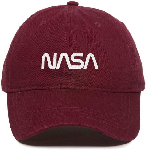 Tech Design Retro NASA Logo Baseball Cap Embroidered Cotton Adjustable Dad Hat in Saudi Arabia
