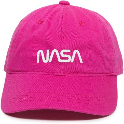 Tech Design Retro NASA Logo Baseball Cap Embroidered Cotton Adjustable Dad Hat in Saudi Arabia