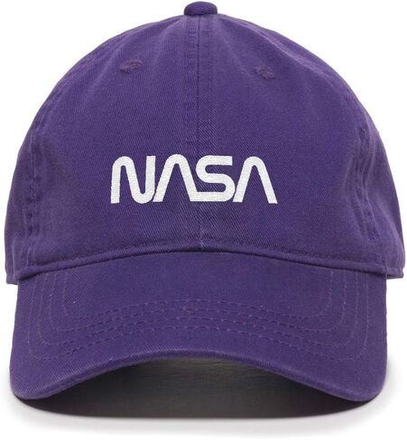 Tech Design Retro NASA Logo Baseball Cap Embroidered Cotton Adjustable Dad Hat in Saudi Arabia