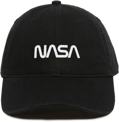 Tech Design Retro NASA Logo Baseball Cap Embroidered Cotton Adjustable Dad Hat in Saudi Arabia