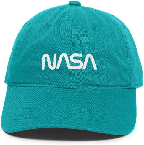 Tech Design Retro NASA Logo Baseball Cap Embroidered Cotton Adjustable Dad Hat in Saudi Arabia