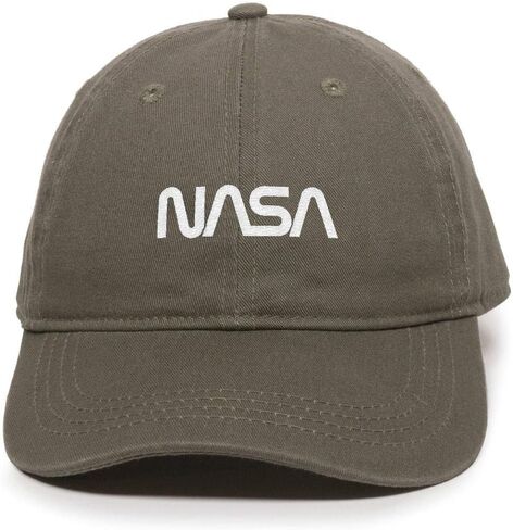 Tech Design Retro NASA Logo Baseball Cap Embroidered Cotton Adjustable Dad Hat in Saudi Arabia