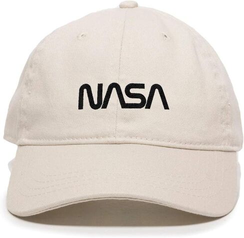 Tech Design Retro NASA Logo Baseball Cap Embroidered Cotton Adjustable Dad Hat in Saudi Arabia