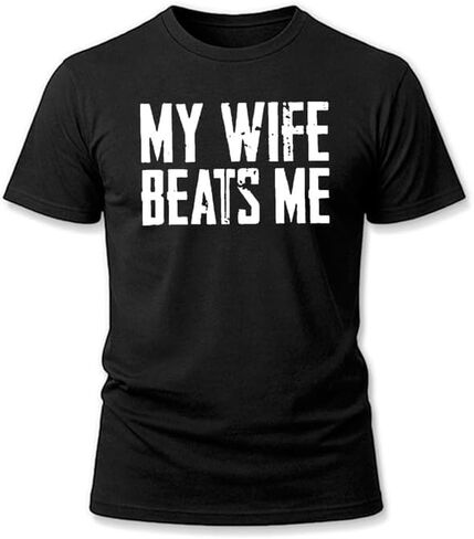 My Girlfriend Beats Me Funny Unisex T-Shirt Relationship Sarcastic Humor Shirt Unisex Crew Neck Short Sleeve Tees in Saudi Arabia
