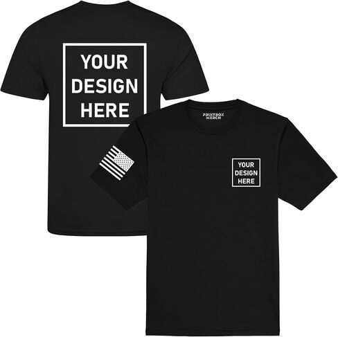 Custom Shirts for Men & Women, Dry Wicking Shirts for Men, UV Moisture Wicking Shirt, Construction Sun Protection Workwear Black in Saudi Arabia