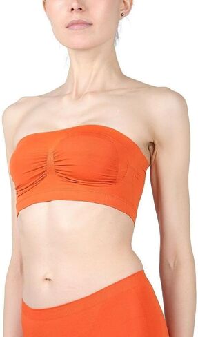 SlimMe Strapless Bandeau Bra, Wireless, Strapless, Seamless Bra for Women - Sizes S to XL in Saudi Arabia