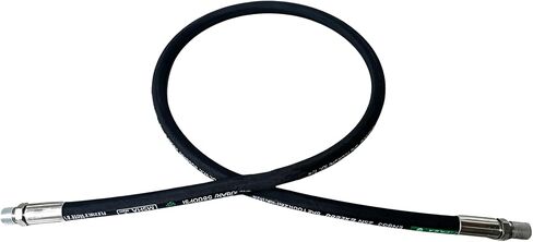 Haichi 15611-12-12 مجموعة دوارة الخرطوم الهيدروليكي 3/4 "خرطوم الهيدروليكي 72" طويل ， 3118 psi】 -us ، الأسود in Kuwait
