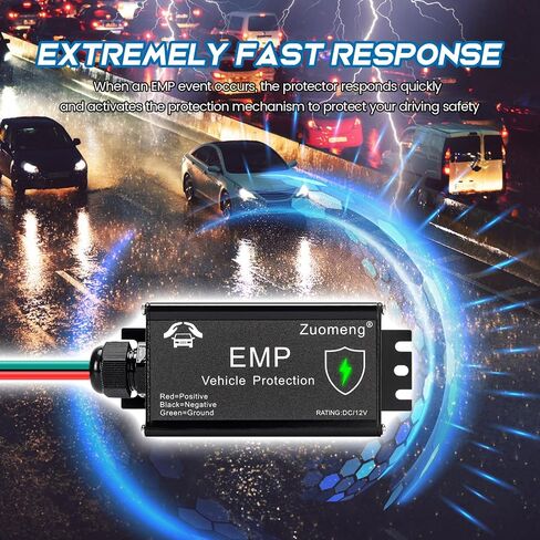 Vehicle EMP Protection, 12 Volt DC for Cars and Trucks, Lightning, Solar Flare, Surge, CME Protection in Kuwait