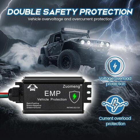 Vehicle EMP Protection, 12 Volt DC for Cars and Trucks, Lightning, Solar Flare, Surge, CME Protection in Kuwait