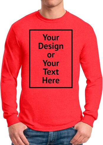 Personalized Shirt for Men Custom T-Shirt Add Your Image T-Shirt Add Your Text Photo Front/Back Print in Saudi Arabia