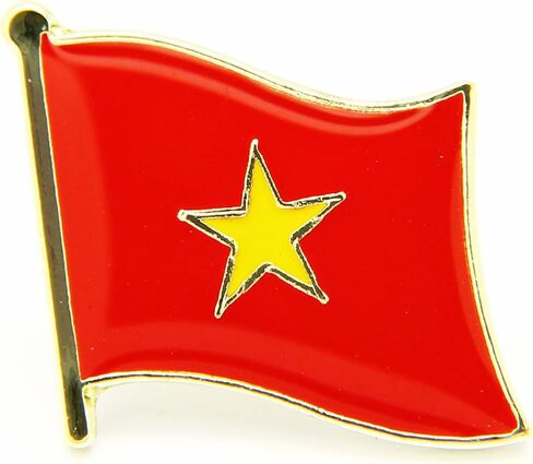 Uijodif 1PCS National Flag9 Enamel Badge, National Flag Pattern, Metal Brooch, 0.63 x 0.75 Inches in Saudi Arabia