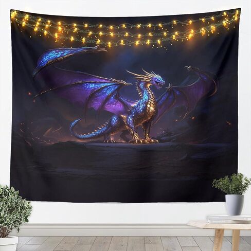 Manfei Bearded Dragon Kids Tapestry,Cartoon Lizard Reptile Animals Wall Tapestries,Girls Boys Room Decor,Star Moon Modern Fashion Wall Tapestries,Colorful Home Wall Decor,Medium 59.1 x 59.1 Inches in Saudi Arabia