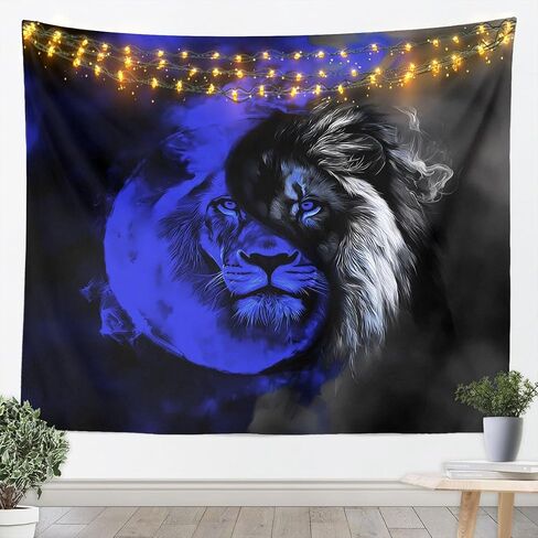 Manfei Bearded Dragon Kids Tapestry,Cartoon Lizard Reptile Animals Wall Tapestries,Girls Boys Room Decor,Star Moon Modern Fashion Wall Tapestries,Colorful Home Wall Decor,Medium 59.1 x 59.1 Inches in Saudi Arabia