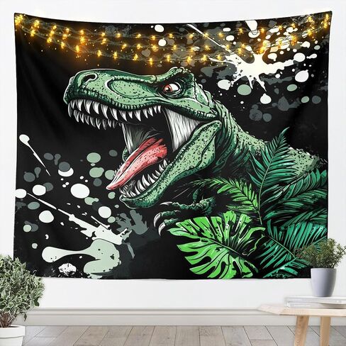 Manfei Bearded Dragon Kids Tapestry,Cartoon Lizard Reptile Animals Wall Tapestries,Girls Boys Room Decor,Star Moon Modern Fashion Wall Tapestries,Colorful Home Wall Decor,Medium 59.1 x 59.1 Inches in Saudi Arabia