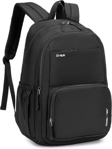 40x30x15 cm Personal Item Travel Bag,16x12x6 inch Small Carry On Backpack 20L, Flight Approved Underseat Travel Bag Cabin Size Lightweight Black in Saudi Arabia