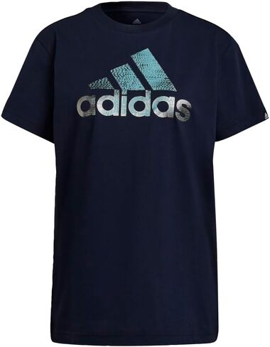 adidas Foil Motion Graphic Tee Women's, Blue, Size S in Saudi Arabia