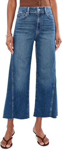 PAIGE Anessa with Twisted Outseam Panel Raw Hem in Explorer in Kuwait