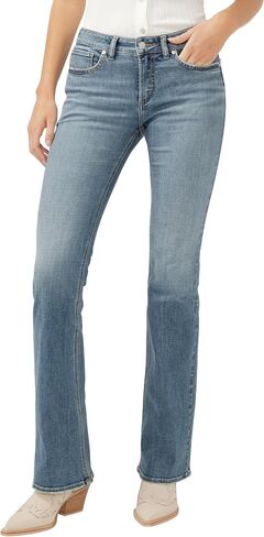 Silver Jeans Co. Women's Be Low Low Rise Flare Jeans in Kuwait