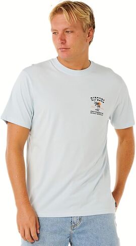 Rip Curl Men's Destinations Short Sleeve Crew Neck T-Shirt, Relaxed Fit in Kuwait