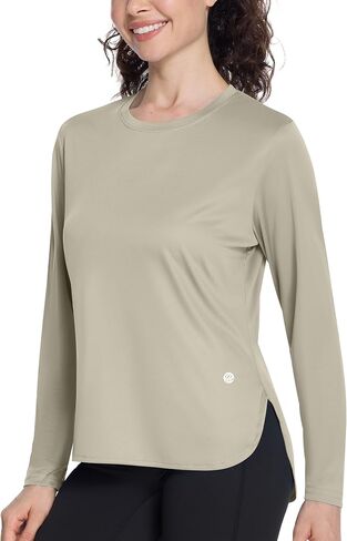 Roadbox Women's UPF 50+ Sun Protection Shirts, Long Sleeve Quick Dry Swim Rash Guard, Lightweight Workout Running Hiking Tops in Kuwait