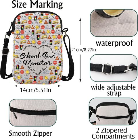 Bus Attendant Gift Bus Monitor Crossbody Bag Bus Attendant Gift in Kuwait