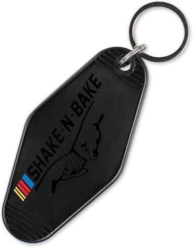 TeesAndTankYou Shake-N-Bake Racing Vintage Style Motel Keychain Key Tag 3.5" in Saudi Arabia