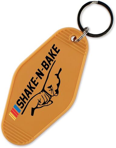 TeesAndTankYou Shake-N-Bake Racing Vintage Style Motel Keychain Key Tag 3.5" in Saudi Arabia