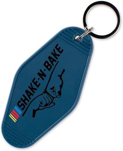 TeesAndTankYou Shake-N-Bake Racing Vintage Style Motel Keychain Key Tag 3.5" in Saudi Arabia