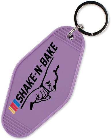 TeesAndTankYou Shake-N-Bake Racing Vintage Style Motel Keychain Key Tag 3.5" in Saudi Arabia