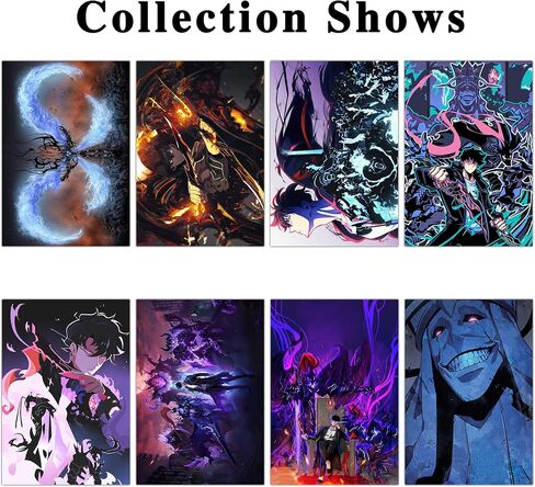 Babymiu Modern Anime Wall Poster 8-Pack 11.5 x 16.5 INCH.Anime Gifts Merch Party Supplies Unframed Version HD Printing Poster for Kids Room Club Wall Art Decor in Saudi Arabia